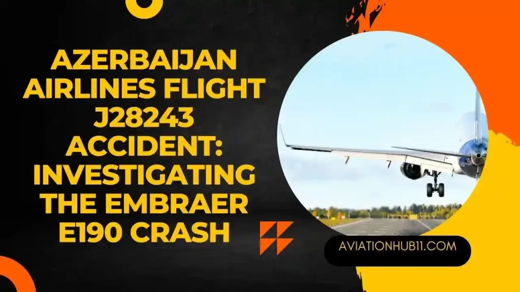 Azerbaijan Flight J28243 operating on Embraer e190 Aircraft. Azerbaijan Airlines (J2) the flag carrier of Azerbaijan, was founded in 1992 Serving 54 domestic and international destinations with a mixed fleet of aircraft from Airbus, Boeing, and Embraer. What happened to Flight 8243 From Baku to Grozny? The J2 Flight 8243 operating on Embraer e190 (4K-AZ65) is an 11-year-old aircraft mostly used for short-haul flights with a passenger carry capacity of 106 passengers. The flight took off from Baku at 0755 hrs local time of Baku as per plan and went towards the Grozny airport where as per the flight plan it was supposed to arrive there by 0820 hrs local time of Grozny airport. While handling the Russian aerospace aircraft, it faced GPS jamming which is common while entering Russian airspace to encounter this problem, the checklist was to get over GPS jamming for safe operations. The flight had to divert to the nearest airport because of bad weather conditions at Grozny airport and the alternative airport also faced bad weather conditions so the aircraft also struggled to land there so they went towards Kazakhstan. During this time Crew Changed the Squawking code to 7700 which means an emergency and reported that their control system had some failure. At around 1028 local time right wings hit the ground aircraft caught fire and was exposed as the fuel storage tank was in the wings and the aircraft was damaged. As the Initial Investigation reported there is a chance of a Bird Strike as the damage shows in the Aircraft Tail that there are holes. The investigation is under process let's see what was the real reason for this crash and as of now black box has also recovered, Out of 67 passengers 37 was Fatal.