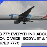 Boeing 777 and 777X aircraft showcasing the evolution from the iconic wide-body jet to the advanced next-generation model with folding wingtip