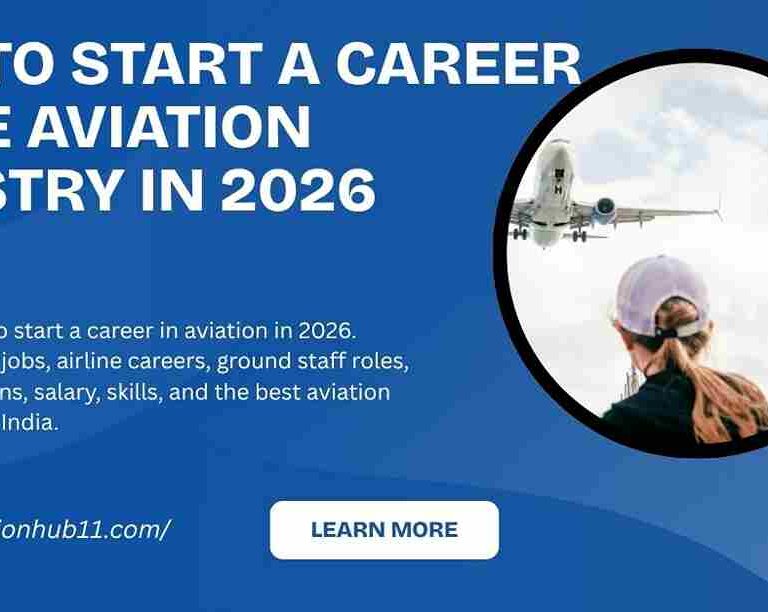 How to start a career in aviation in 2026 with airport operations, airline jobs, and aviation career opportunities in India